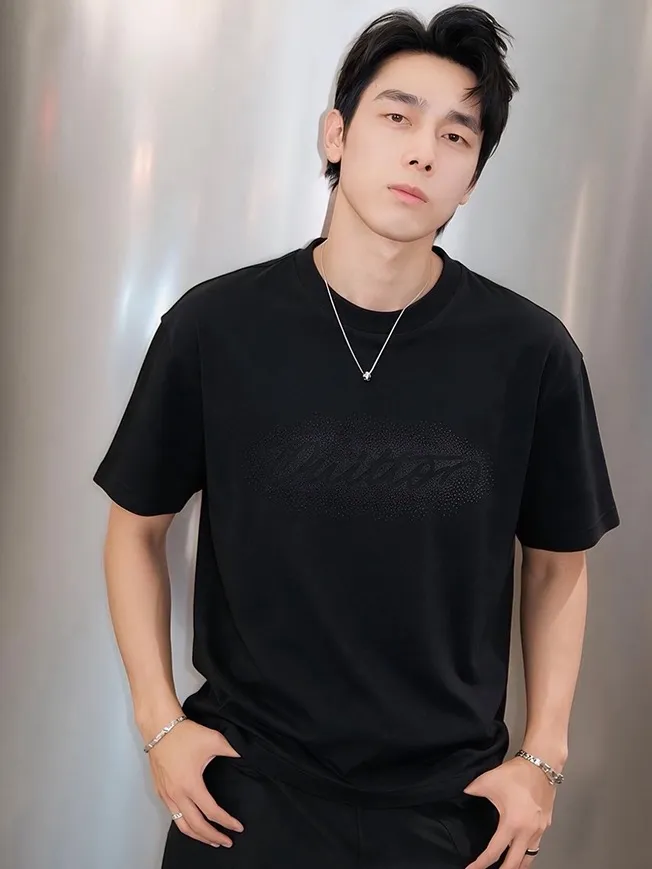 Louis Vuitton/Louis Vuitton Iron-On Letter Short Sleeve